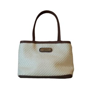 ESPRIT Mini Purse. Beige/ Off White and Brown